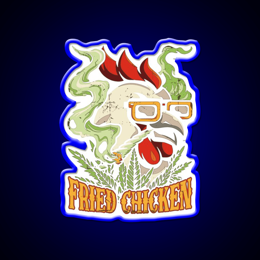Fried Chicken Fast Food Led Neon Sign For Burger Place Wall Art Rgb Color - Shineneon