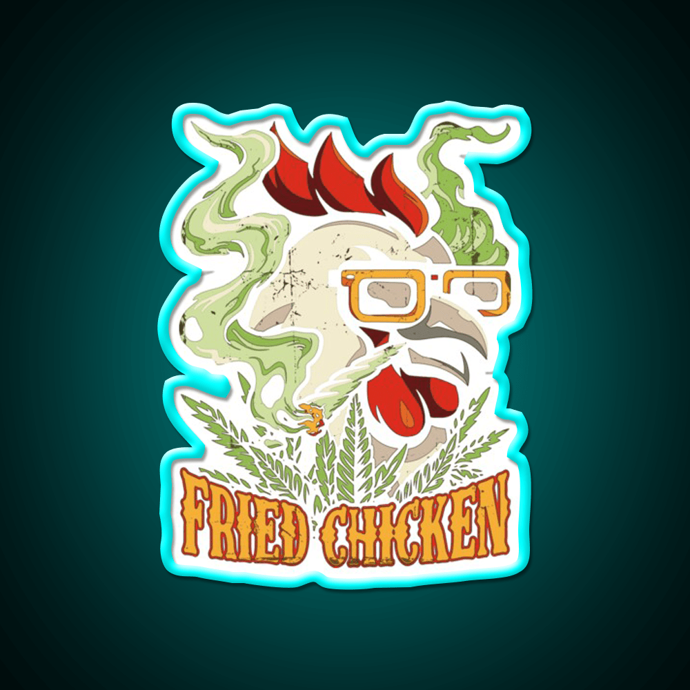 Fried Chicken Fast Food Led Neon Sign For Burger Place Wall Art Rgb Color - Shineneon