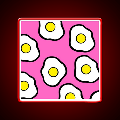 Fried Eggs Snack Food Led Neon Sign Rgb Color - Shineneon