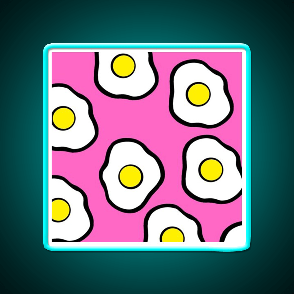 Fried Eggs Snack Food Led Neon Sign Rgb Color - Shineneon