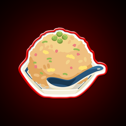 Fried Rice Led Neon Sign Chinese Food Rgb Color
