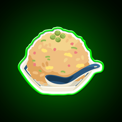 Fried Rice Led Neon Sign Chinese Food Rgb Color - Shineneon