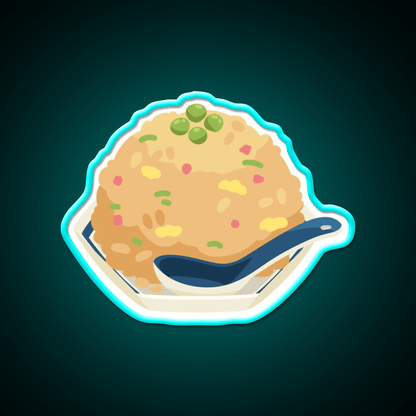 Fried Rice Led Neon Sign Chinese Food Rgb Color - Shineneon