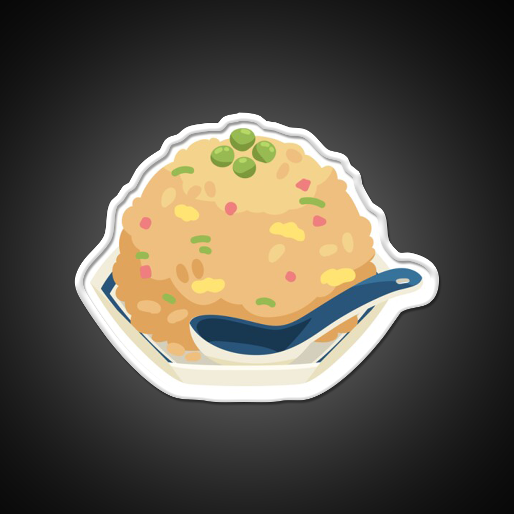 Fried Rice Led Neon Sign Chinese Food Rgb Color