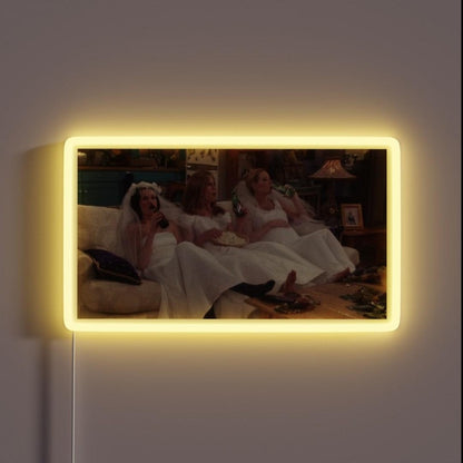 Friends Wedding Dress Rgb Led Neon Sign
