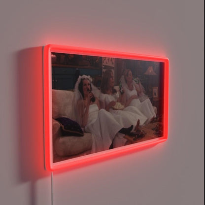 Friends Wedding Dress Rgb Led Neon Sign