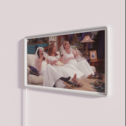 Friends Wedding Dress Rgb Led Neon Sign