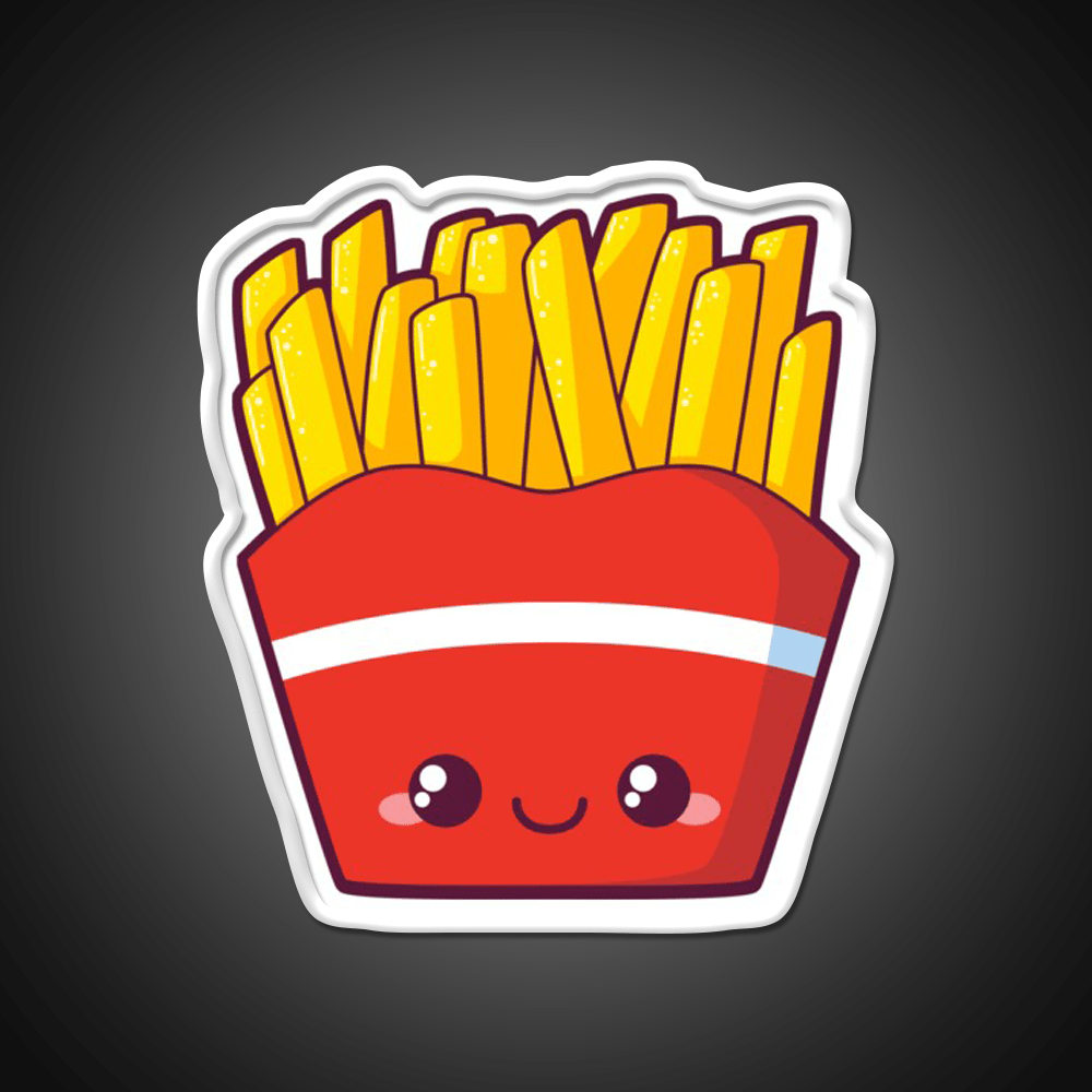 Fries Snack Food Led Neon Sign Rgb Color - Shineneon