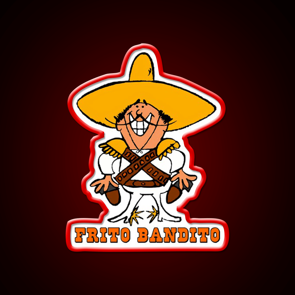 Frito Bandito Snack Food Led Neon Sign Rgb Color - Shineneon