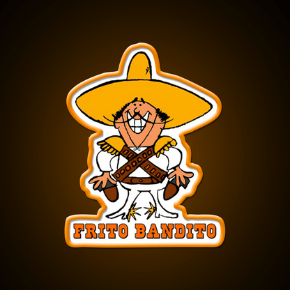 Frito Bandito Snack Food Led Neon Sign Rgb Color - Shineneon