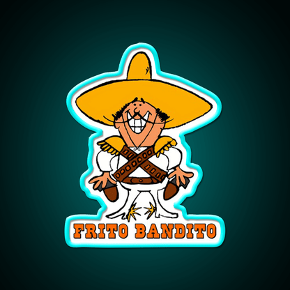 Frito Bandito Snack Food Led Neon Sign Rgb Color - Shineneon