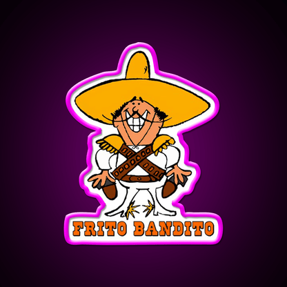 Frito Bandito Snack Food Led Neon Sign Rgb Color - Shineneon