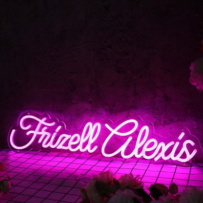 Frizell Glexis Pink Led Neon Sign - Shineneon