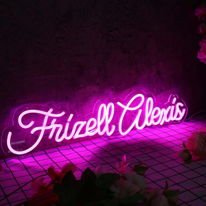 Frizell Glexis Pink Led Neon Sign - Shineneon