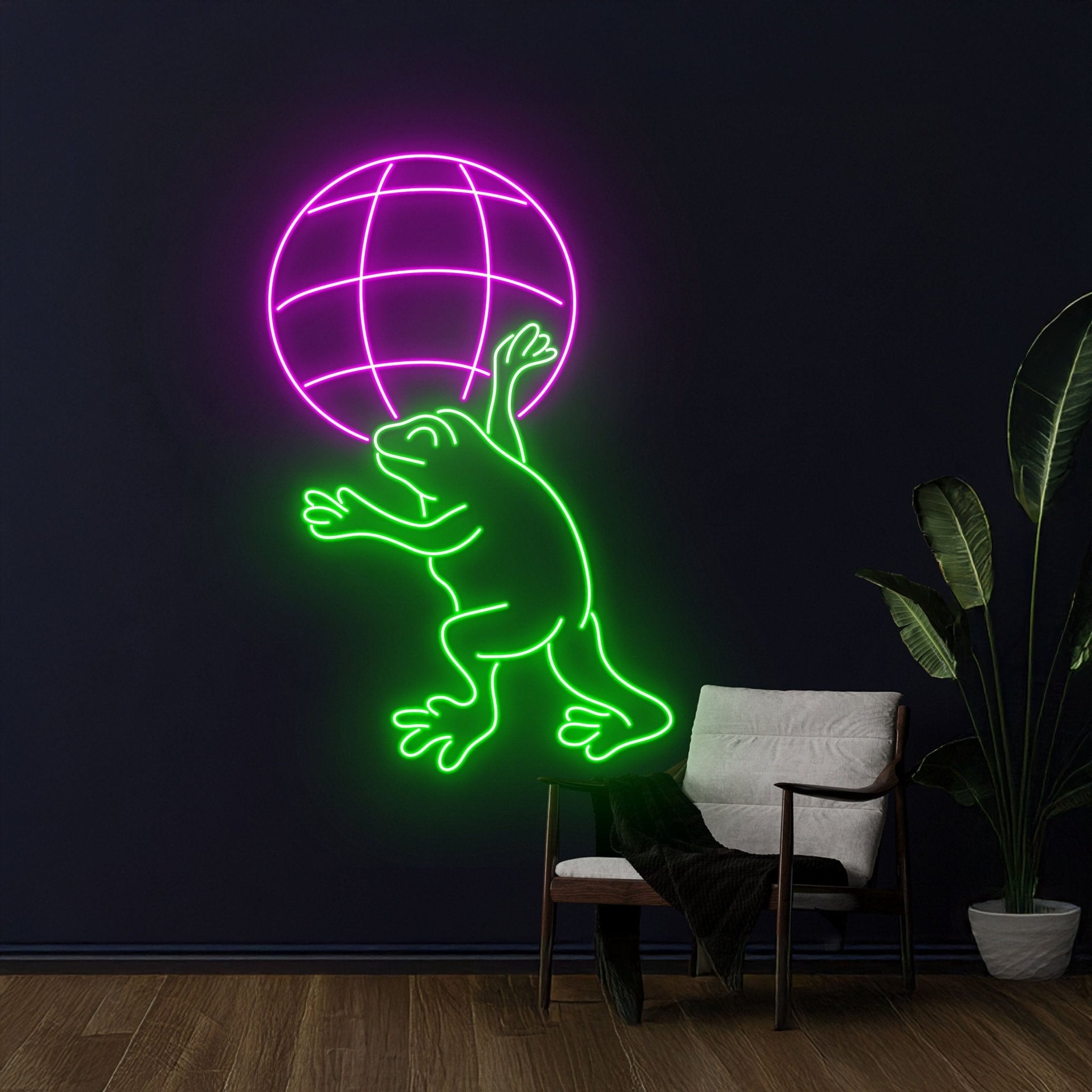 Frog Disco Party Neon Light - Shineneon