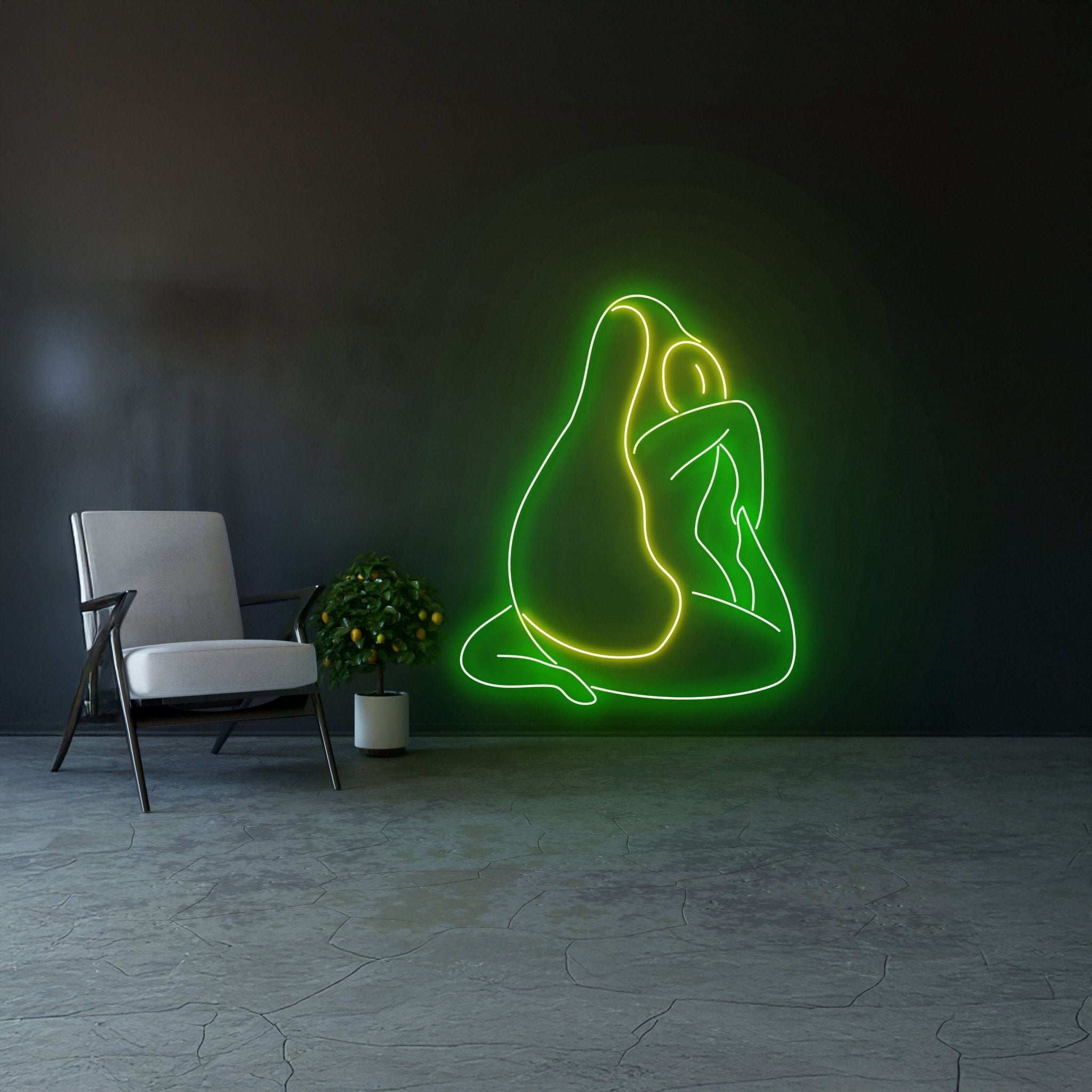 Frog Doing Yoga Neon Sign - Shineneon