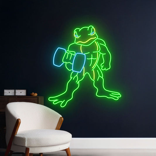 Frog Gymmer Led Neon Sign