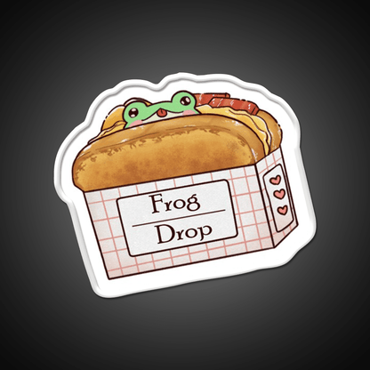 Frog Sandwhich Snack Food Led Neon Sign Rgb Color - Shineneon