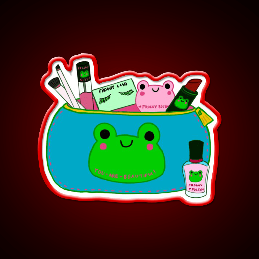 Froggy Makeup Nail Salon Led Neon Sign Rgb Color - Shineneon