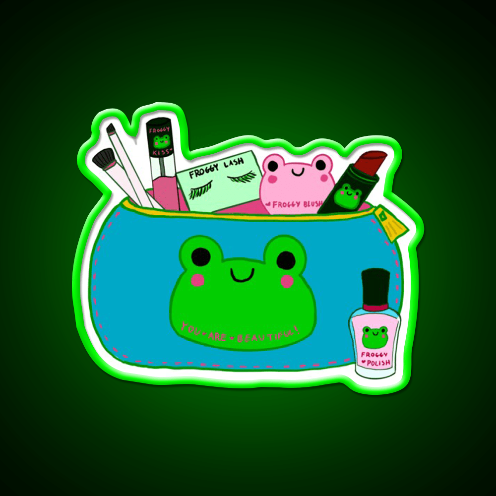 Froggy Makeup Nail Salon Led Neon Sign Rgb Color - Shineneon