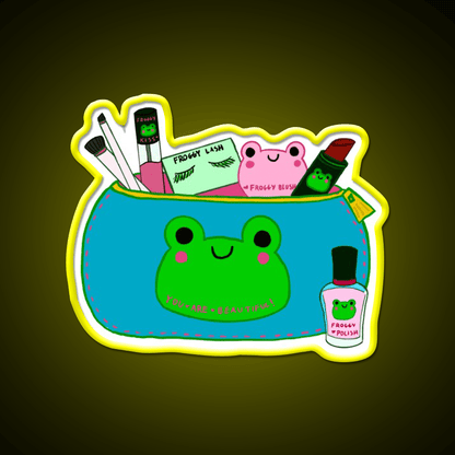 Froggy Makeup Nail Salon Led Neon Sign Rgb Color - Shineneon