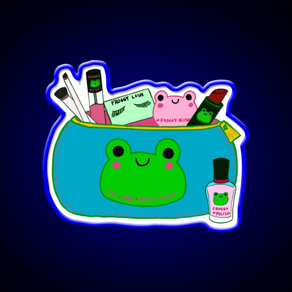 Froggy Makeup Nail Salon Led Neon Sign Rgb Color - Shineneon