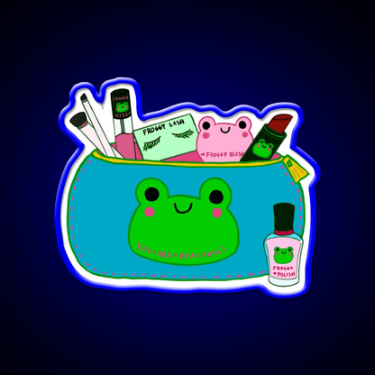 Froggy Makeup Nail Salon Led Neon Sign Rgb Color - Shineneon