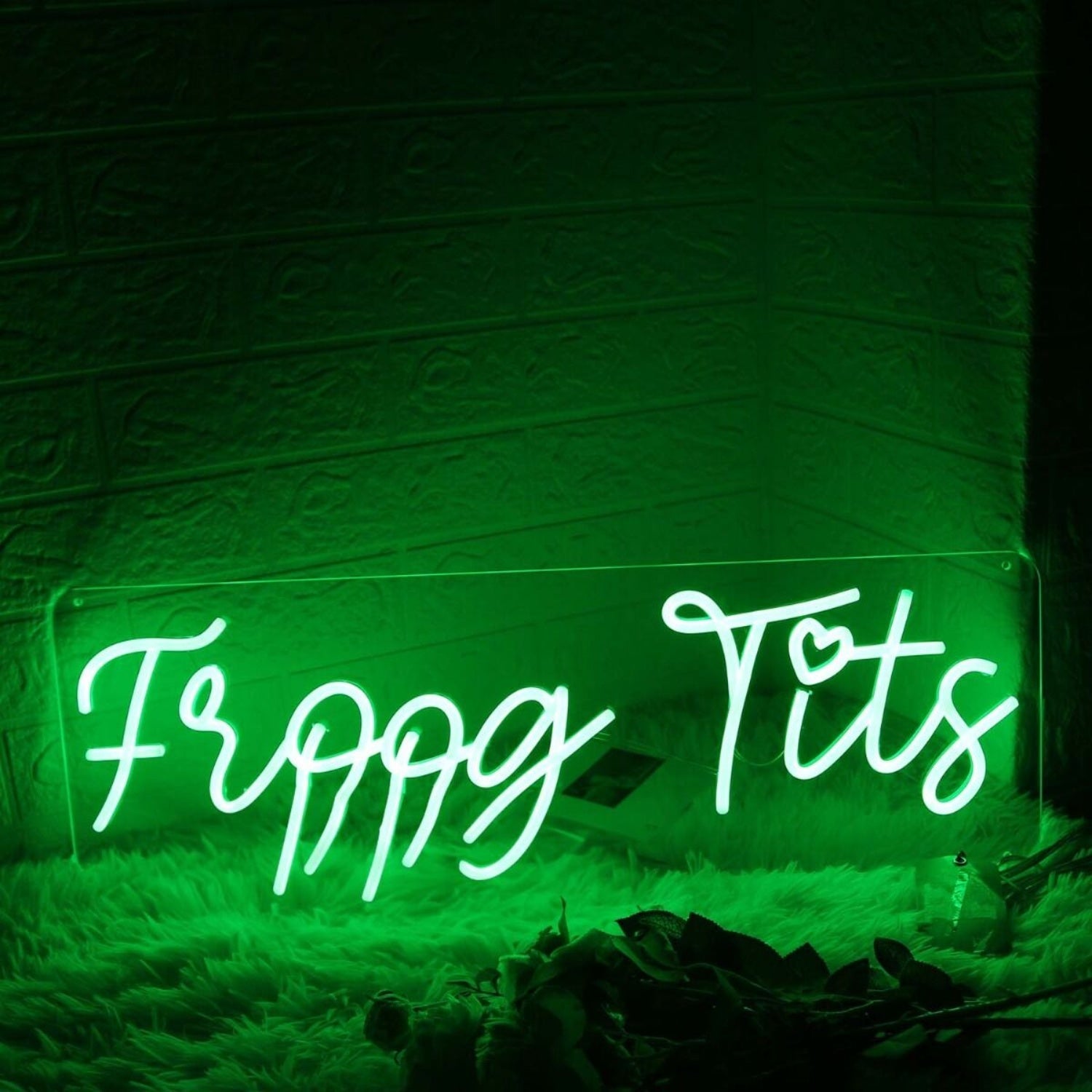 Froog Tits Green Led Neon Sign - Shineneon