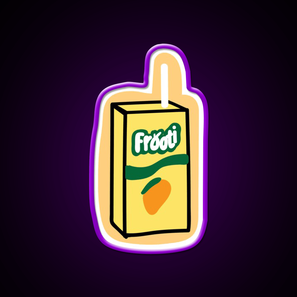 Frooti Juice Snack Food Led Neon Sign Rgb Color - Shineneon