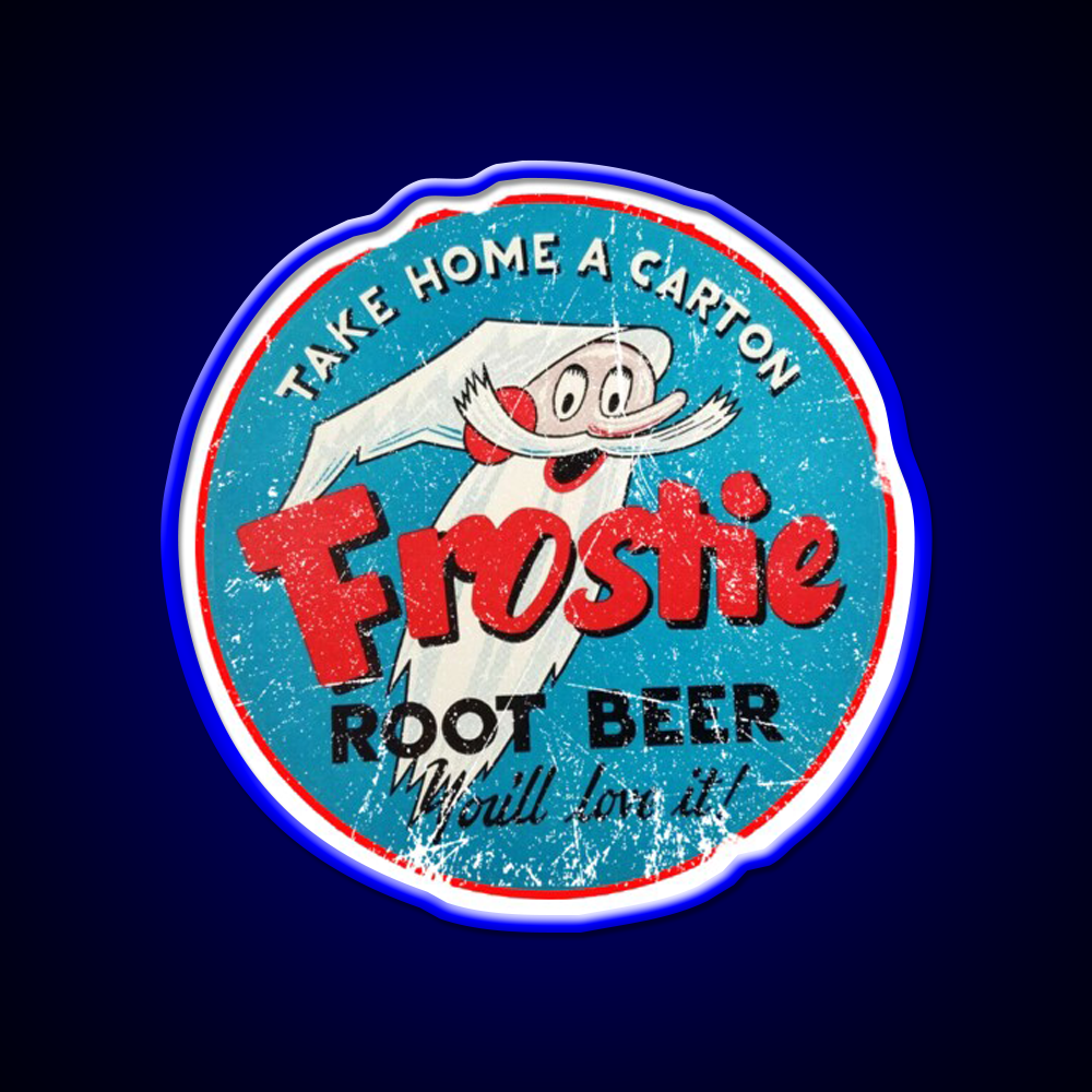Frostie Root Beer Bar Decor Led Neon Sign Rgb Color - LED neon sign view 5