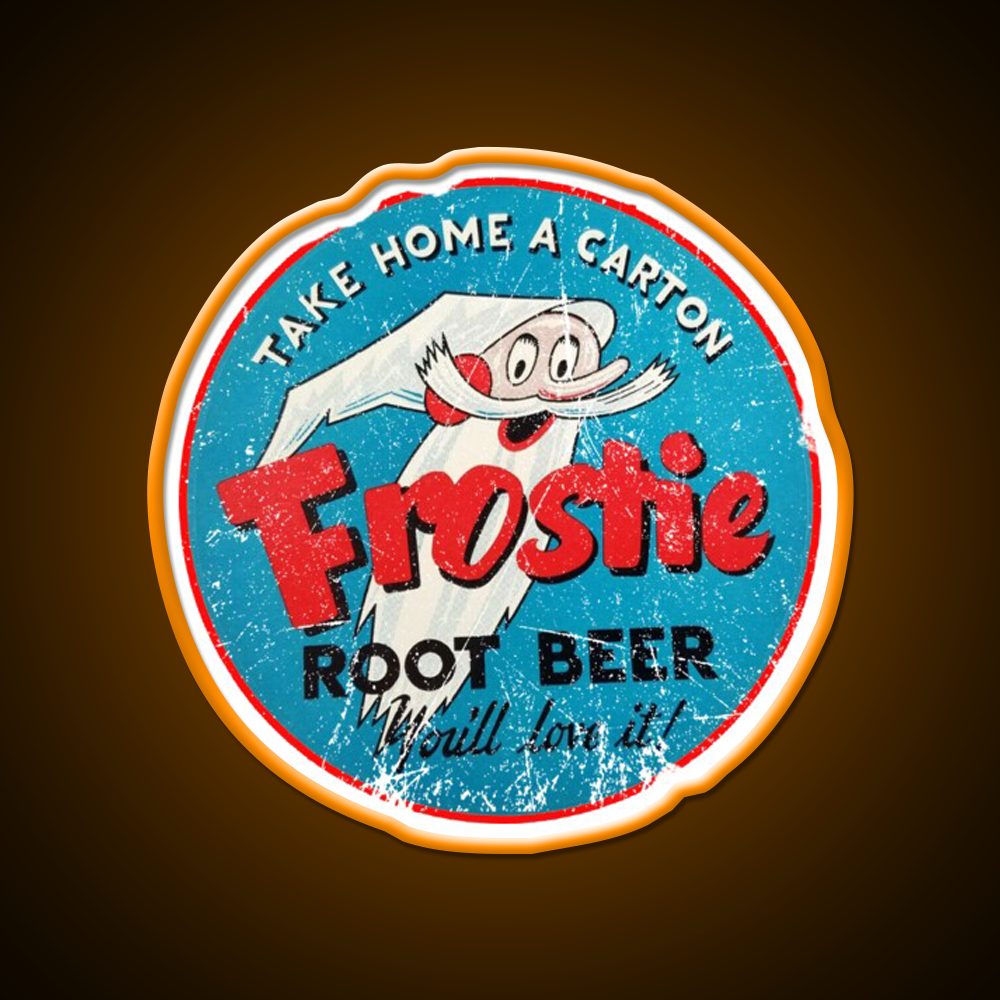 Frostie Root Beer Bar Decor Led Neon Sign Rgb Color - LED neon sign view 6