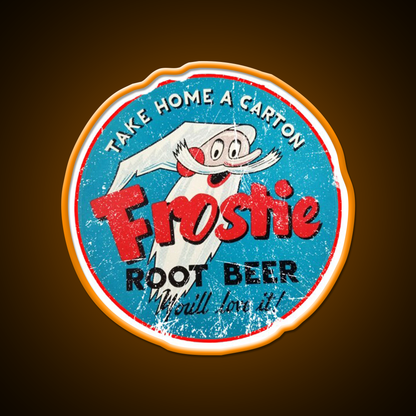 Frostie Root Beer Bar Decor Led Neon Sign Rgb Color - LED neon sign view 6
