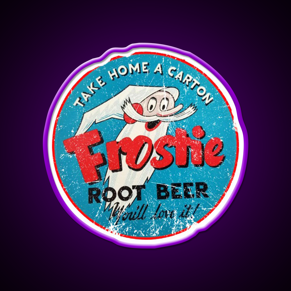 Frostie Root Beer Bar Decor Led Neon Sign Rgb Color - LED neon sign view 9