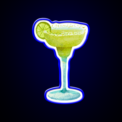 Frozen Margarita Cocktail Glass Cocktail Bar Decor Led Neon Sign Rgb Color - LED neon sign view 5