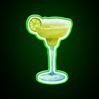 Frozen Margarita Cocktail Glass Cocktail Bar Decor Led Neon Sign Rgb Color - LED neon sign view 8