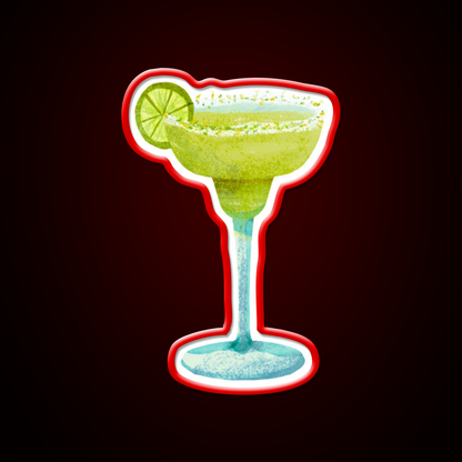 Frozen Margarita Cocktail Glass Cocktail Bar Decor Led Neon Sign Rgb Color - LED neon sign view 10