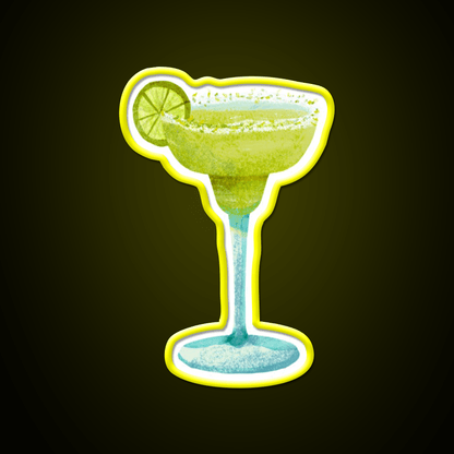 Frozen Margarita Cocktail Glass Cocktail Bar Decor Led Neon Sign Rgb Color - Shineneon