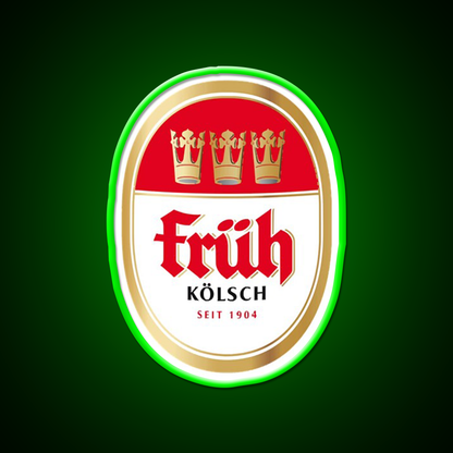 Fruh Kolsch Beer Logo Brewery Local Beer Bar Decor Led Neon Sign Rgb Color - LED neon sign view 8