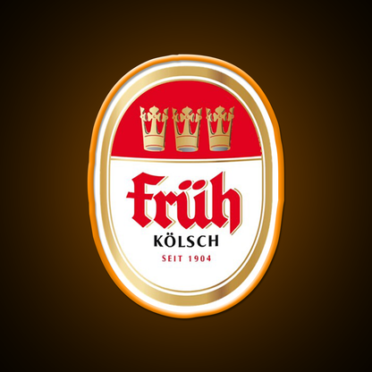 Fruh Kolsch Beer Logo Brewery Local Beer Bar Decor Led Neon Sign Rgb Color - LED neon sign view 6