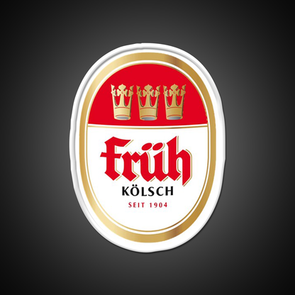 Fruh Kolsch Beer Logo Brewery Local Beer Bar Decor Led Neon Sign Rgb Color - LED neon sign view 11