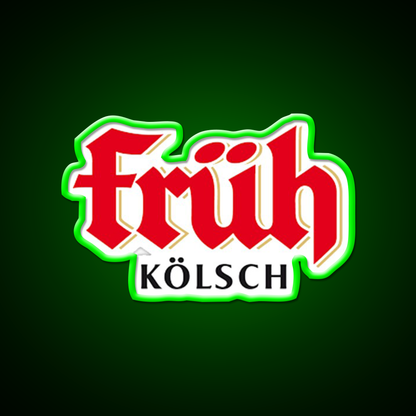 Fruh Kolsch Beer Logo Classic Beer Bar Decor Led Neon Sign Rgb Color - LED neon sign view 8