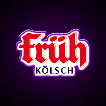 Fruh Kolsch Beer Logo Classic Beer Bar Decor Led Neon Sign Rgb Color - LED neon sign view 9