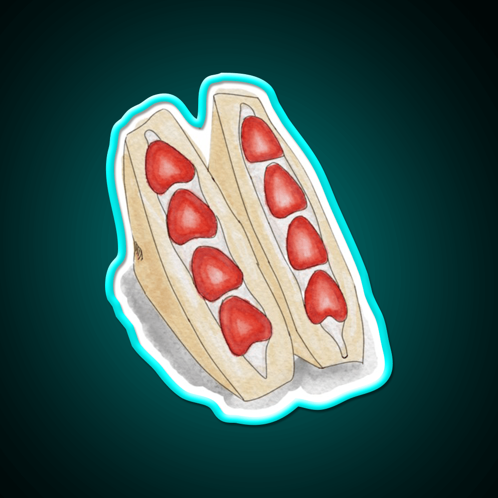 Fruit Sandwich Snack Food Led Neon Sign Rgb Color - Shineneon