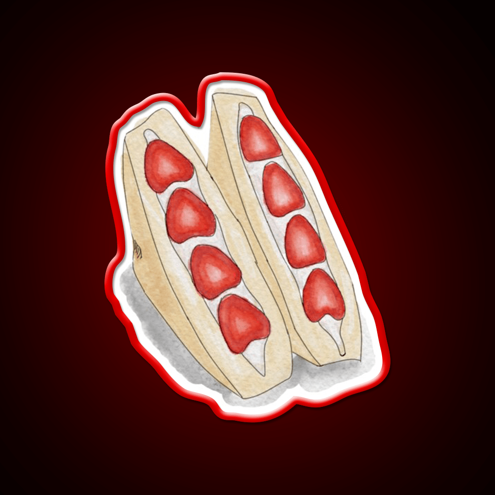 Fruit Sandwich Snack Food Led Neon Sign Rgb Color - Shineneon