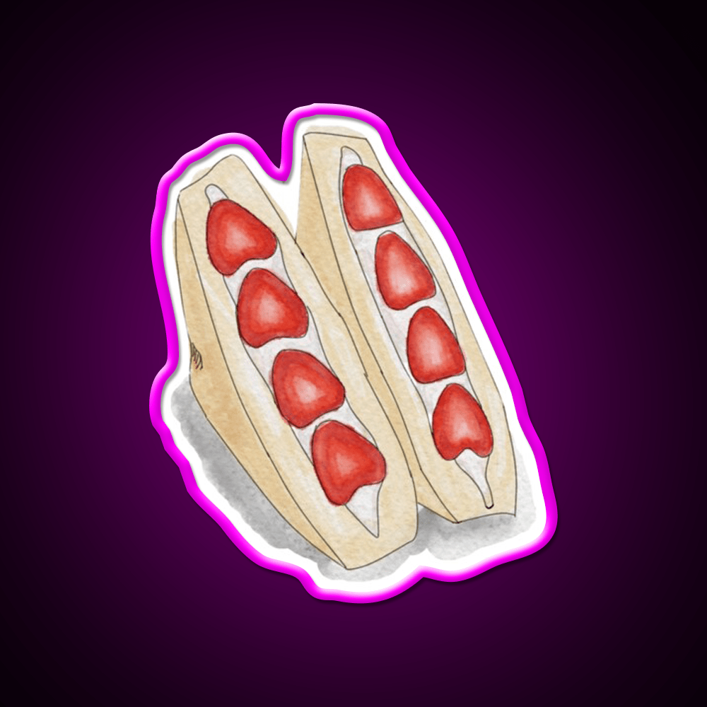 Fruit Sandwich Snack Food Led Neon Sign Rgb Color - Shineneon