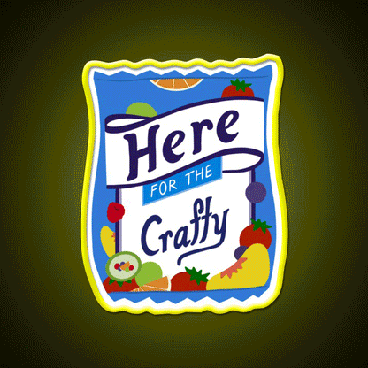 Fruit Snacks Snack Food Led Neon Sign Rgb Color - Custom LED neon sign front view