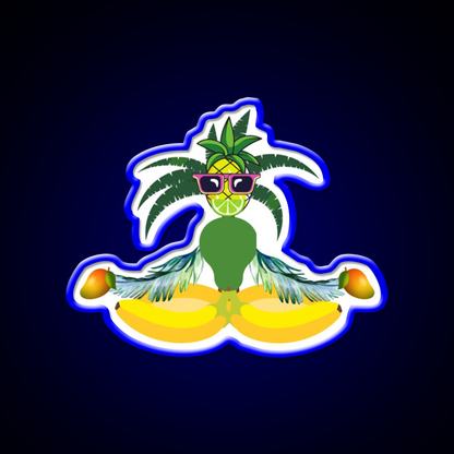 Fruity Meditation Yoga Led Neon Sign For Wellness Space Rgb Color