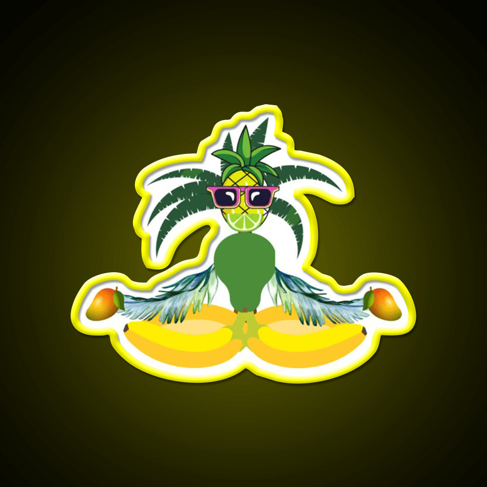 Fruity Meditation Yoga Led Neon Sign For Wellness Space Rgb Color - Shineneon