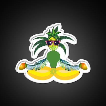 Fruity Meditation Yoga Led Neon Sign For Wellness Space Rgb Color