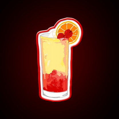 Fruity Tequila Sunrise Party Drink Tequila Led Neon Sign Rgb Color - Shineneon